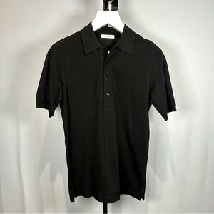THE ROW “Noel” Polo Shirt in Black